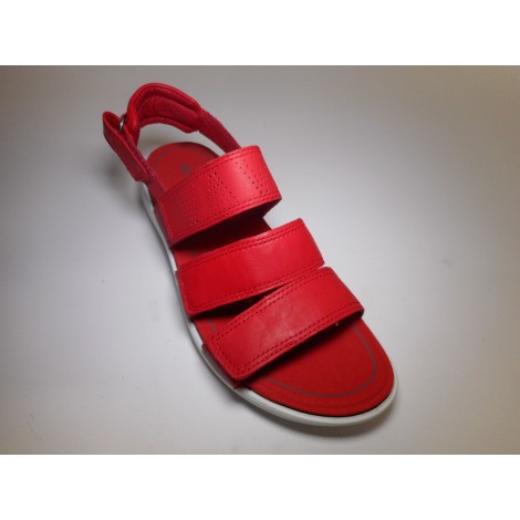 Ecco Sandalo Donna Soft 5 sandal Rosso